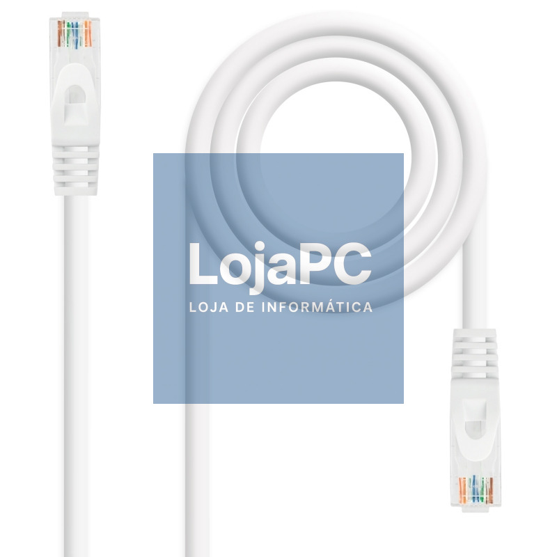 Nanocable Latiguillo Cat. 6A LSZH/UTP 3 M Blanco