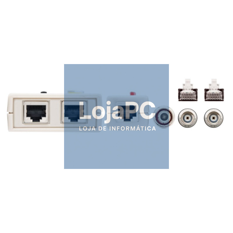 Nanocable Testeador cable RJ11/RJ12/RJ45, coaxial — imagem 2