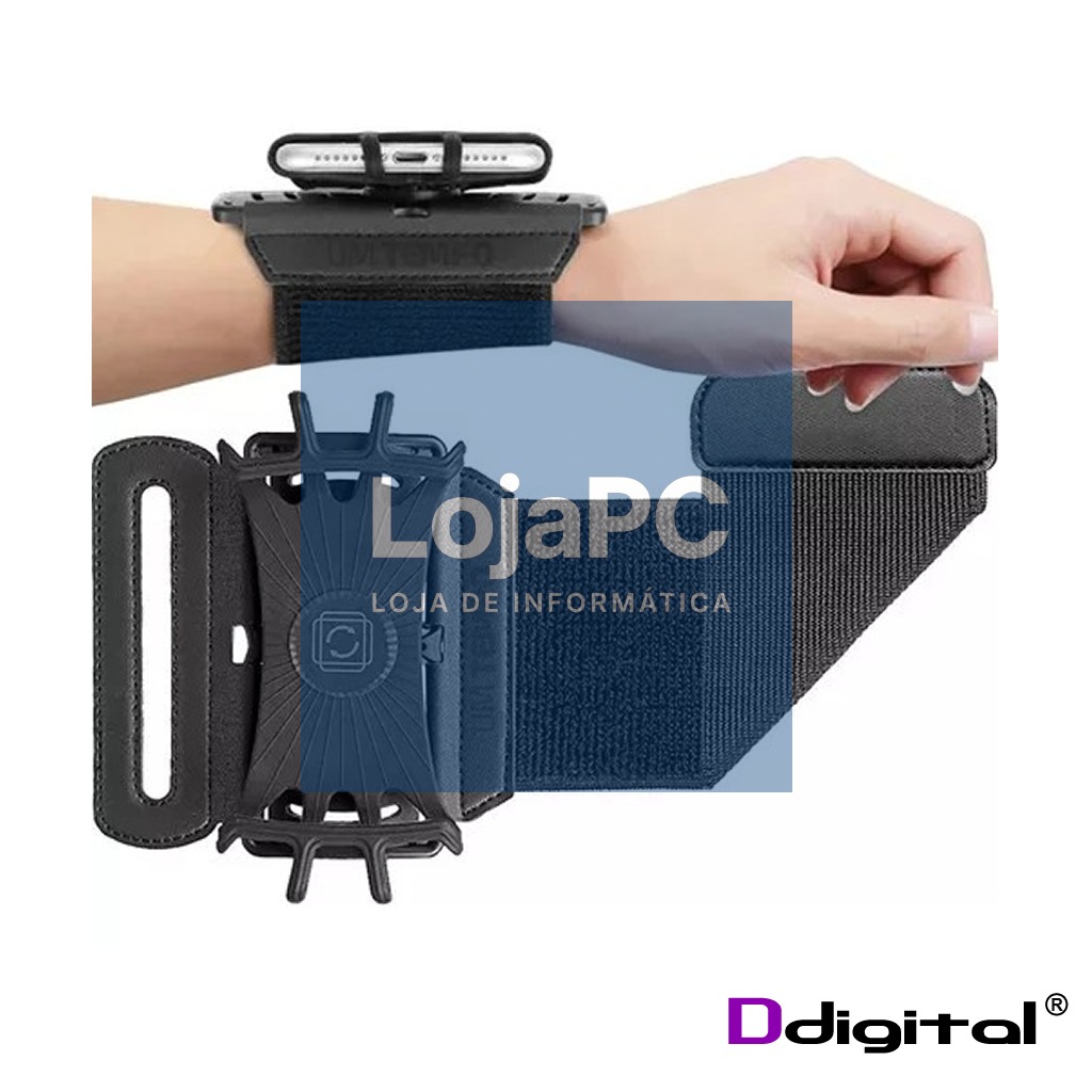 Suporte de Pulso Rotativo PDA / Smartphone 4" a 7.2"