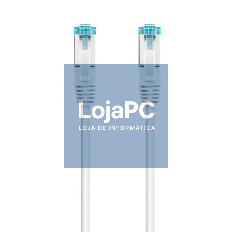 Nanocable Latiguillo Cat. 7 LSZH/SFTP 1M Blanco — imagem 3