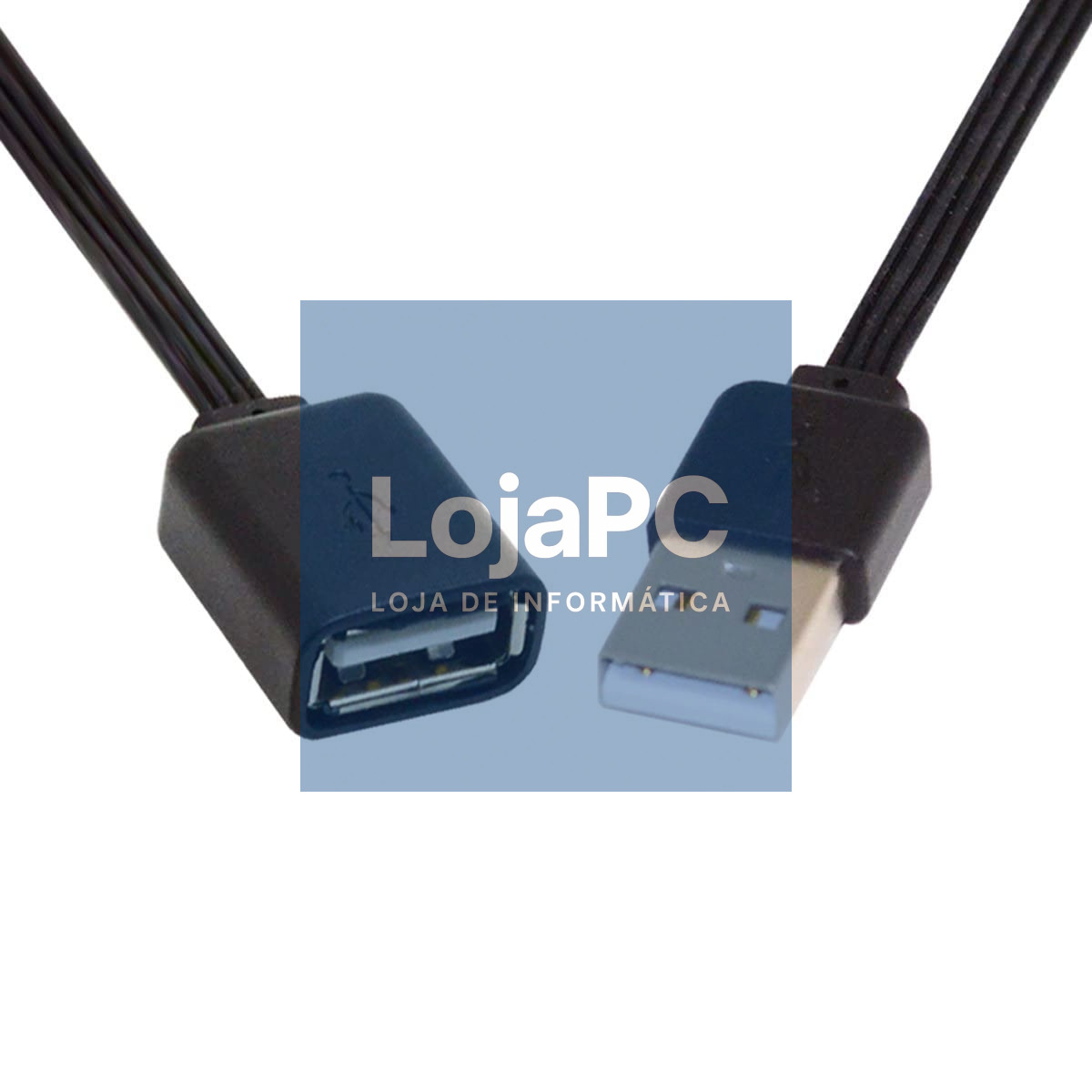 Extension cable USB 2.0 Type-A male/USB 2.0 Type-A fem.1mts Preto