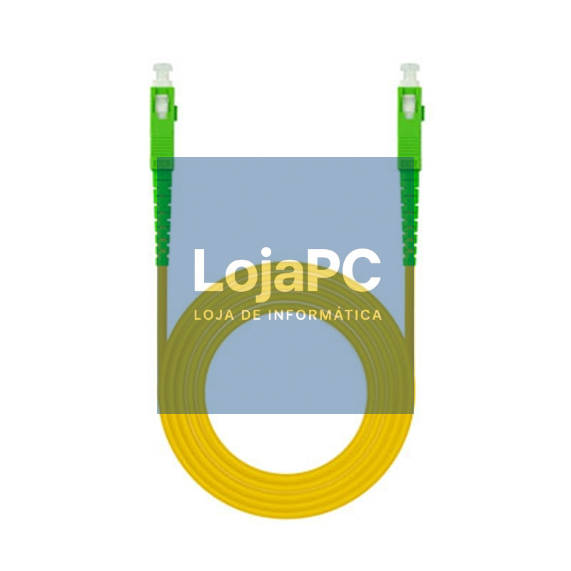 Nanocable Cable fibra SC/APC LSZH Amarillo 1m