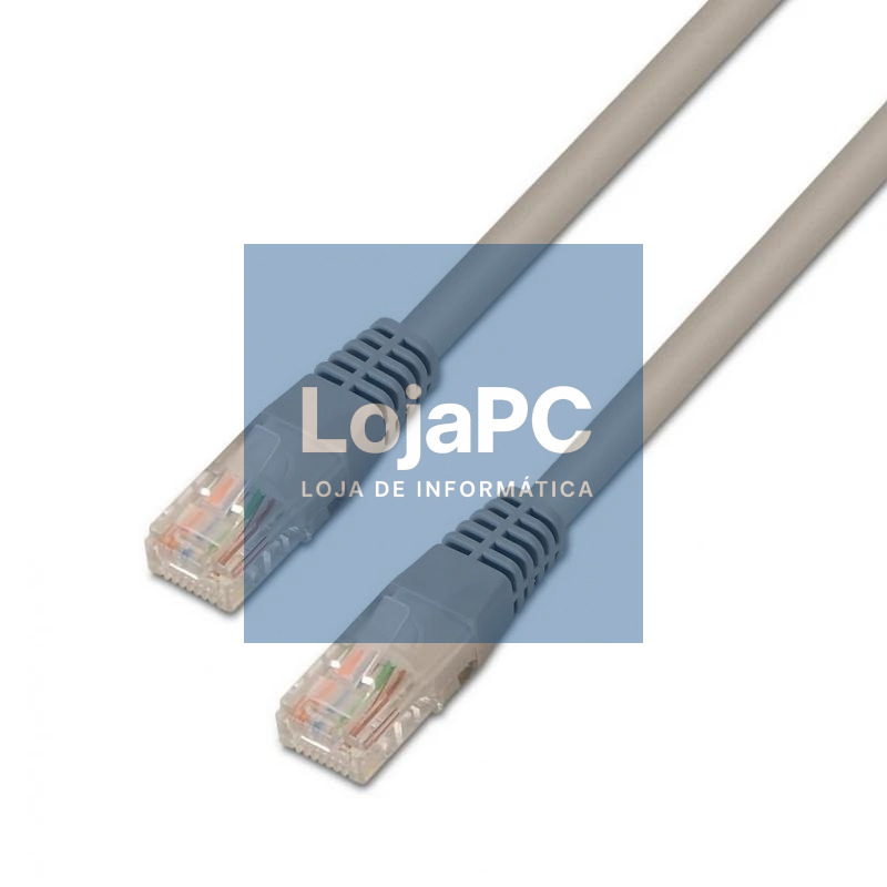 Aisens Latiguillo RJ45 CAT.6 UTP 1.0m Gris Cobre