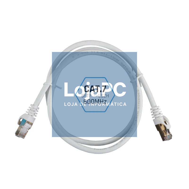 iggual Latiguillo CAT7 SFTP LSZH 5 metros blanco — imagem 3