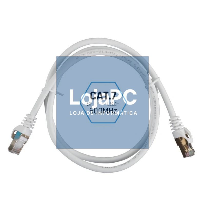 iggual Latiguillo CAT7 SFTP LSZH 10 metros blanco — imagem 3