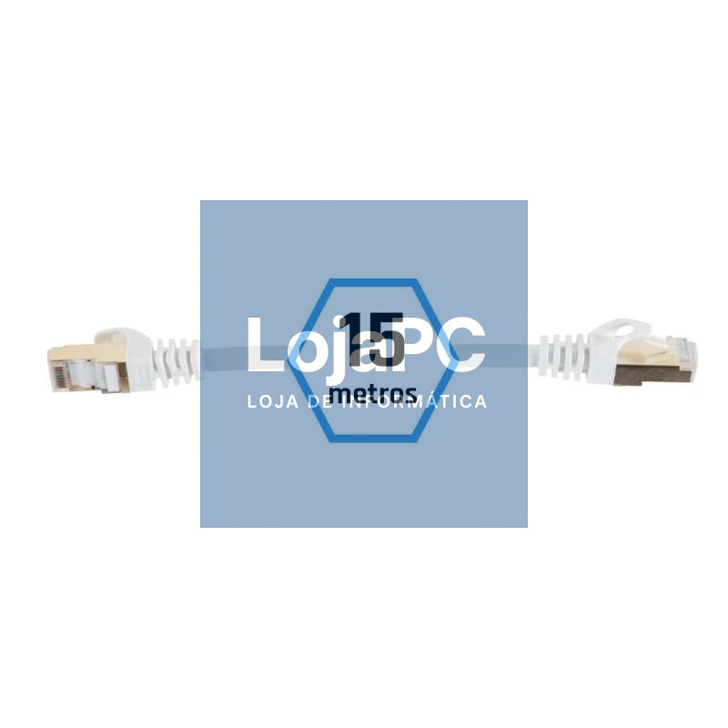 iggual Latiguillo CAT7 SFTP LSZH 15 metros blanco