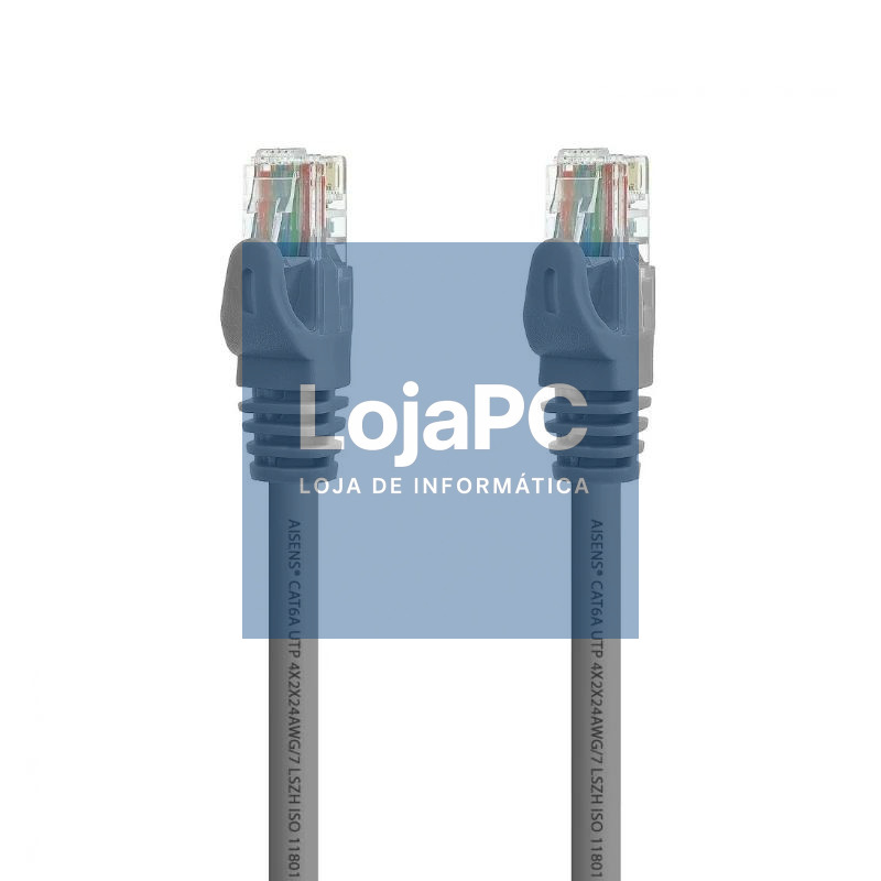 Aisens Latiguillo Rj45 Cat.6A Utp Gris 0.5M — imagem 3