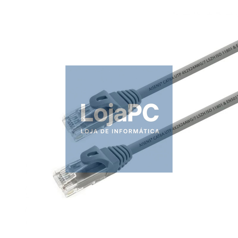 Aisens Latiguillo Rj45 Cat.6A Utp Gris 1.0M