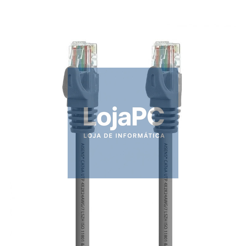 Aisens Latiguillo Rj45 Cat.6A Utp Gris 2.0M — imagem 3