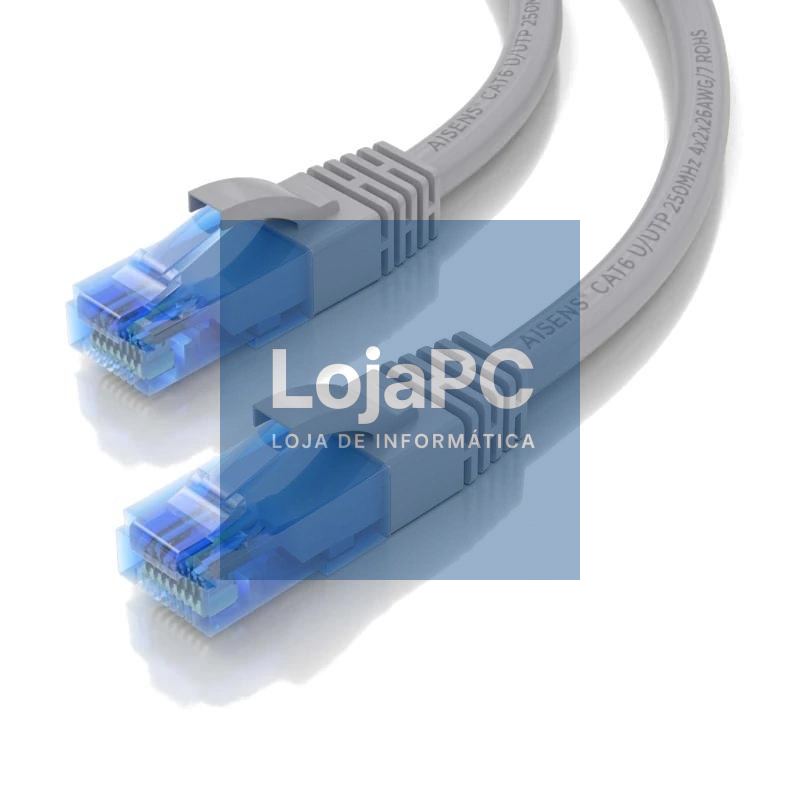 Aisens Cable RJ45 Cat.6 UTP AWG26 CCA Gris 10M — imagem 2