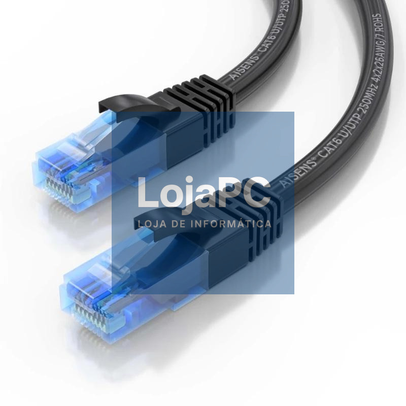 Aisens Cable RJ45 CAT.6 UTP AWG26 CCA Negro 1M — imagem 3