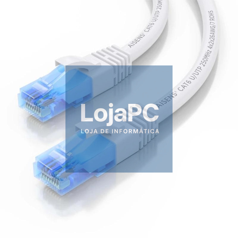 Aisens Cable RJ45 CAT.6 UTP AWG26 CCA Blanco 0.5 — imagem 3