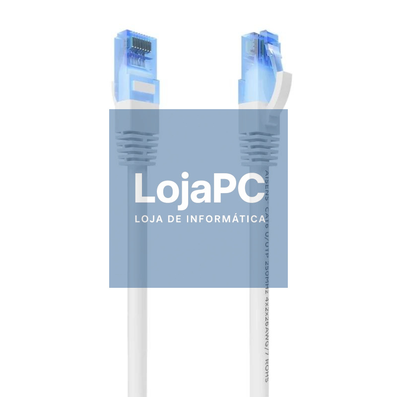Aisens Cable RJ45 CAT.6 UTP AWG26 CCA Blanco 0.5 — imagem 5