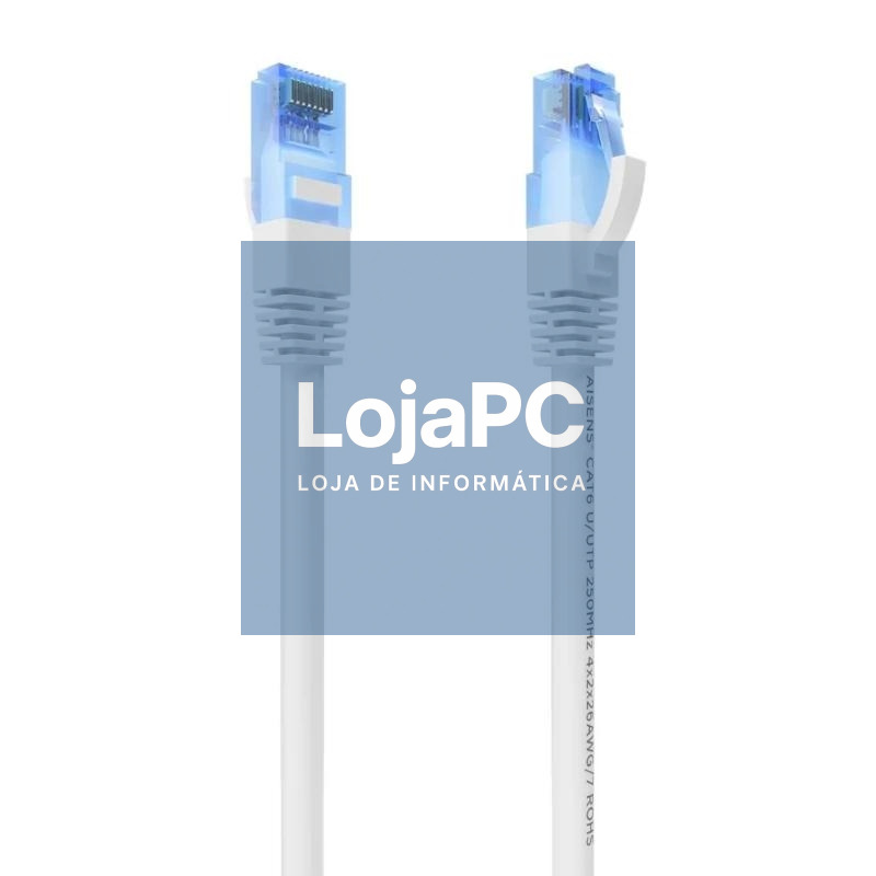 Aisens Cable RJ45 CAT.6 UTP AWG26 CCA Blanco 20m