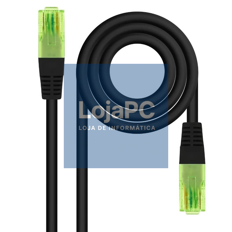 Nanocable Cable RJ45 Cat.6 UTP CCA 1 m.Negro