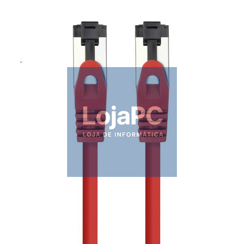 Nanocable Cable red Cat. 8.1 2GHZ SSTP Rojo 2m — imagem 3