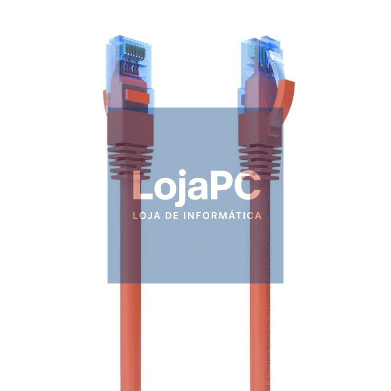 Aisens Cable RJ45 CAT.6 UTP AWG26 CCA Rojo 25cm