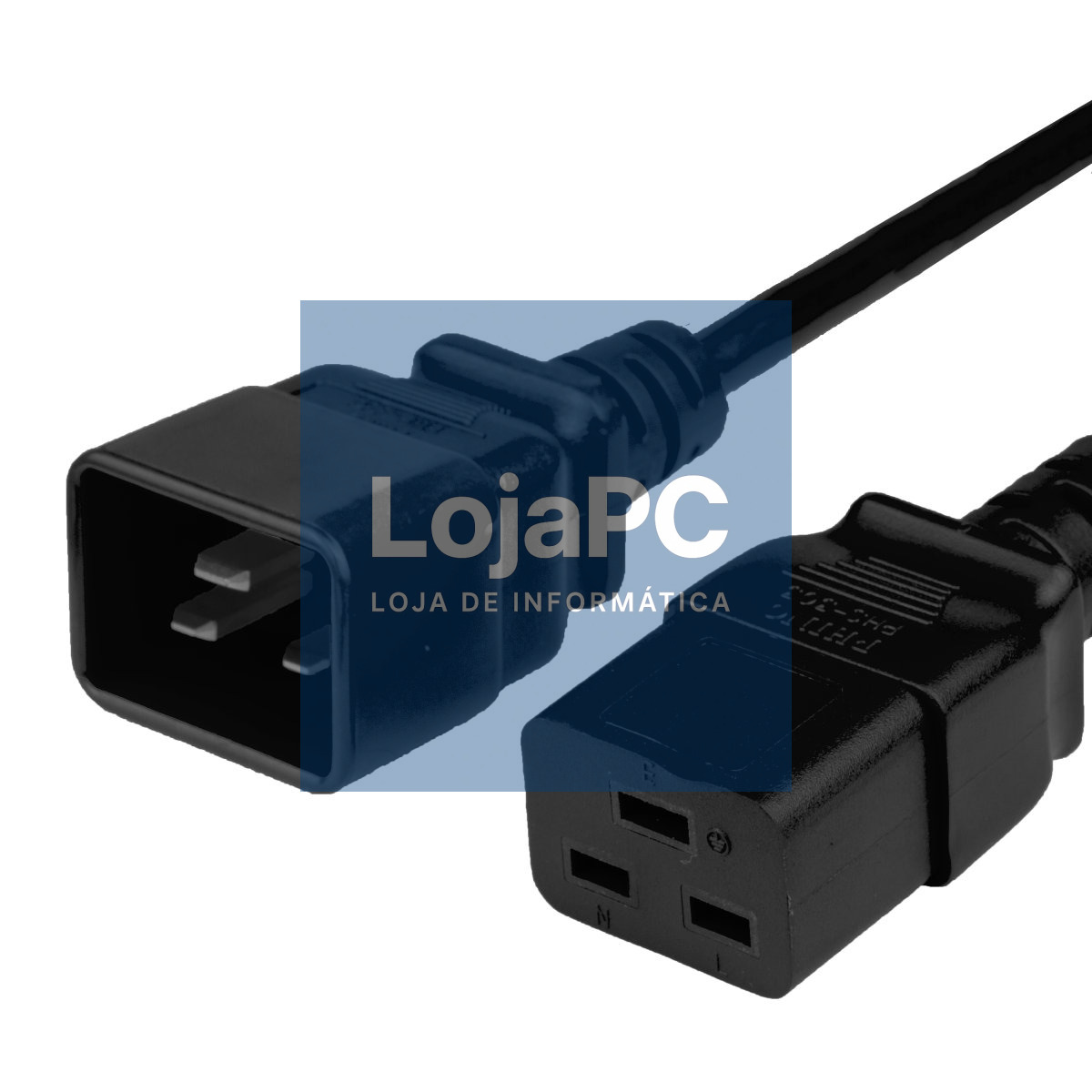 Cabo de Alimentação 220V C19/C20 2.00m Preto