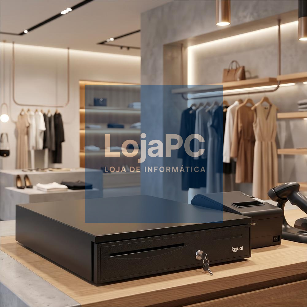 iggual Cajón portamonedas IRON-20 42cm 4+8 negro — imagem 3
