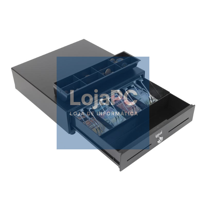iggual Cajón Portamonedas IRON-XS 33cm 4+8 negro — imagem 3