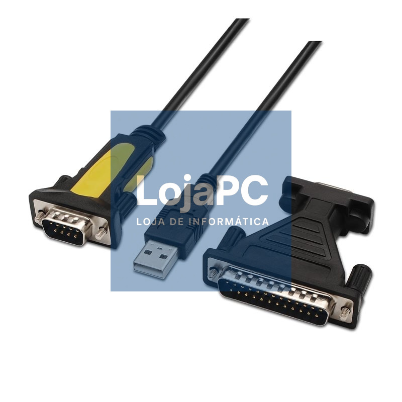 Nanocable Adaptador Usb a Serie DB9M/25H — imagem 2
