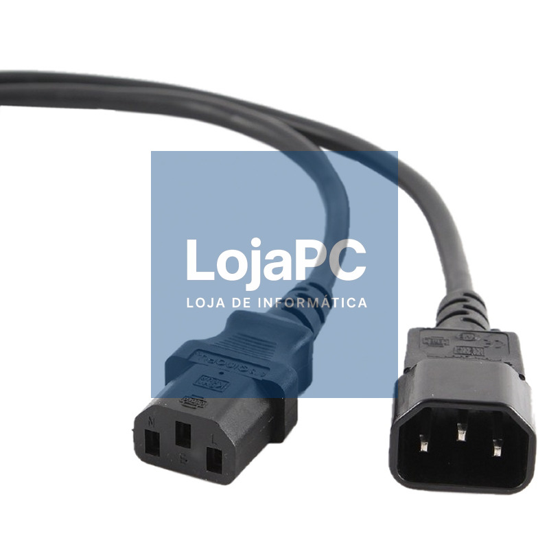 Gembird Cable Alimentación CPU-Monitor 6A 1.8Mts