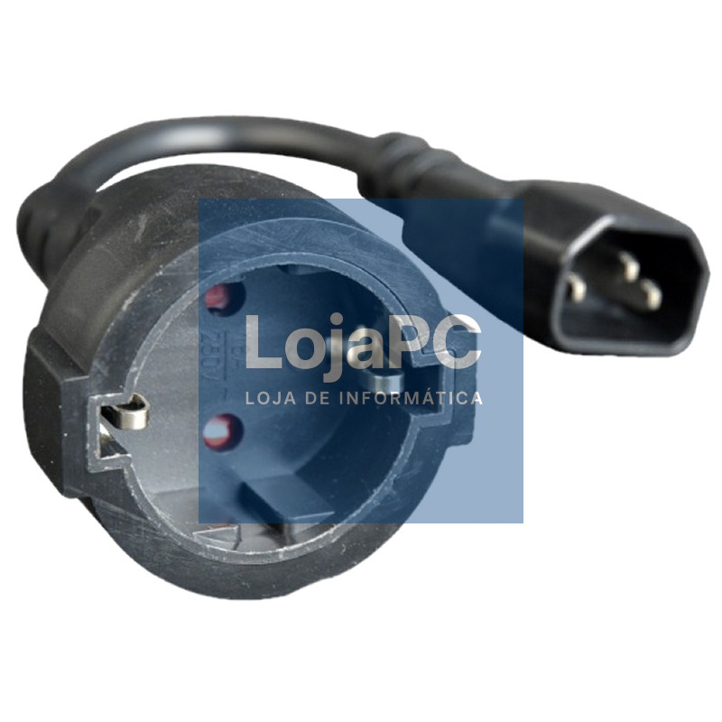 Gembird Cable Alimentación Adap. C14(M) a Schuko(H