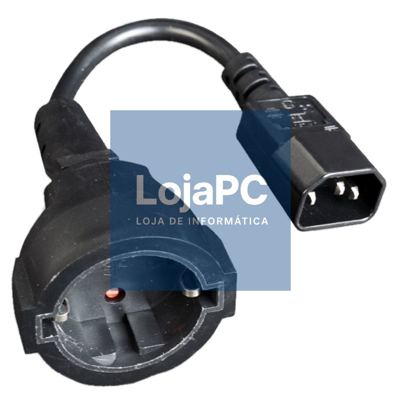 Gembird Cable Alimentación Adap. C14(M) a Schuko(H — imagem 3