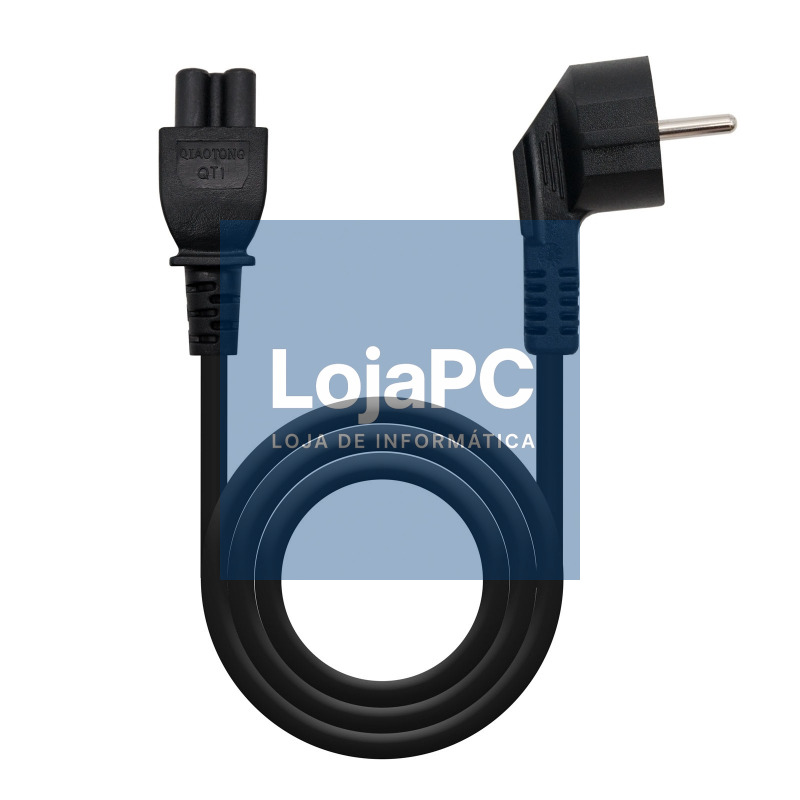 Nanocable Cable Alim. trébol, CEE7 /M-C5/H, 1.5m
