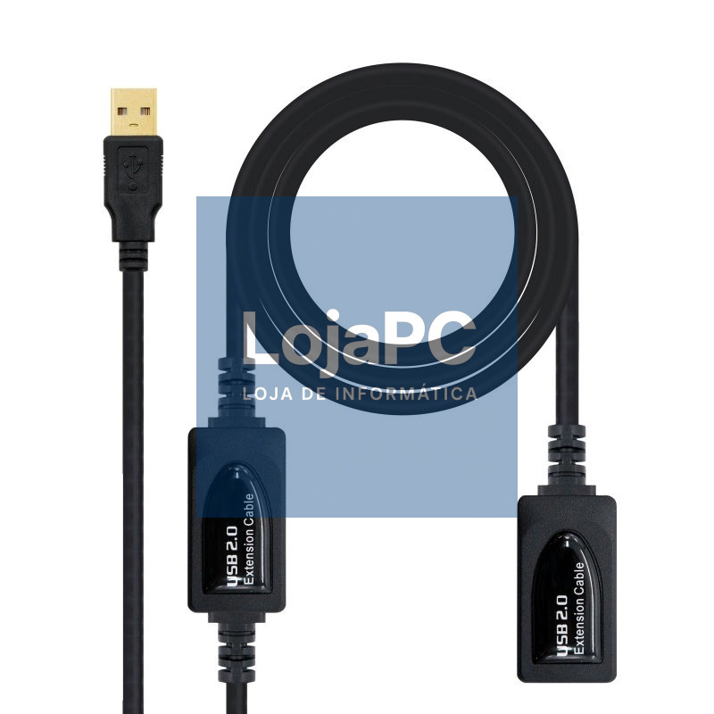 Nanocable Cable USB 2.0 Prolong. Amplificador 10M