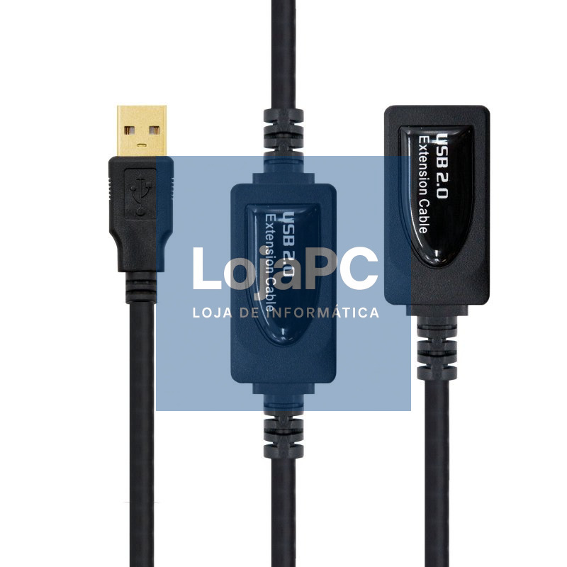 Nanocable Cable USB 2.0 Prolong. Amplificador 10M — imagem 3