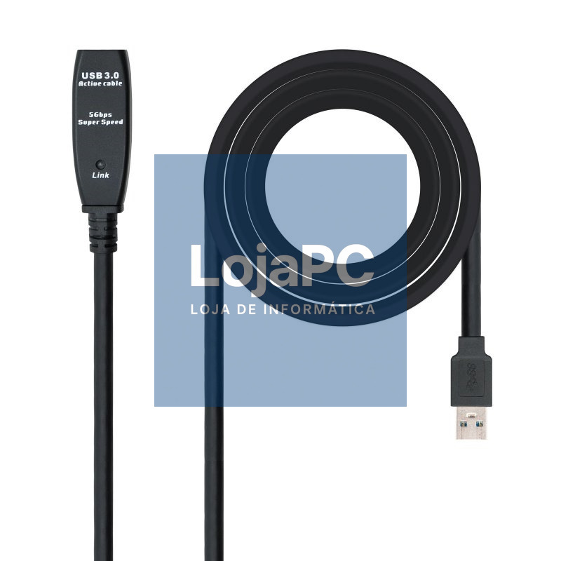 Nanocable Cable USB 3.0 Prolong. Amplificador 5 m
