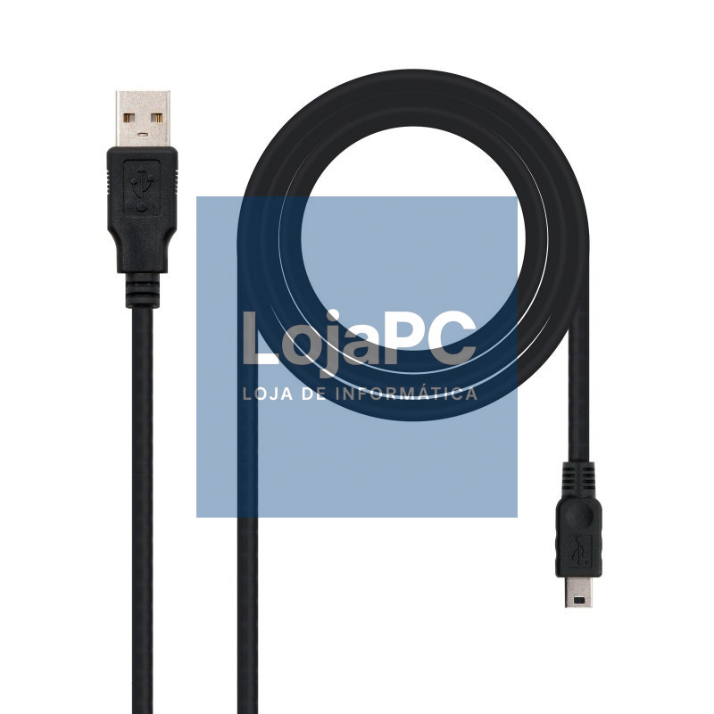 Nanocable Cable USB 2.0 Tipo A/M-Mini USB 5PIN/M1M