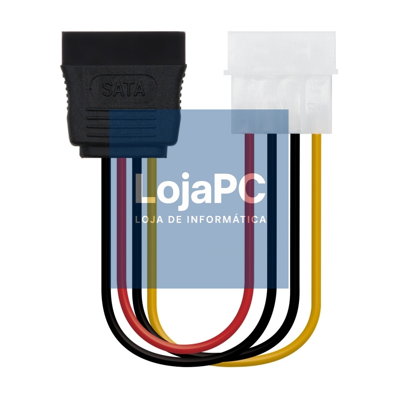 Nanocable Cable SATA, Molex M-SATA/H, 16cm