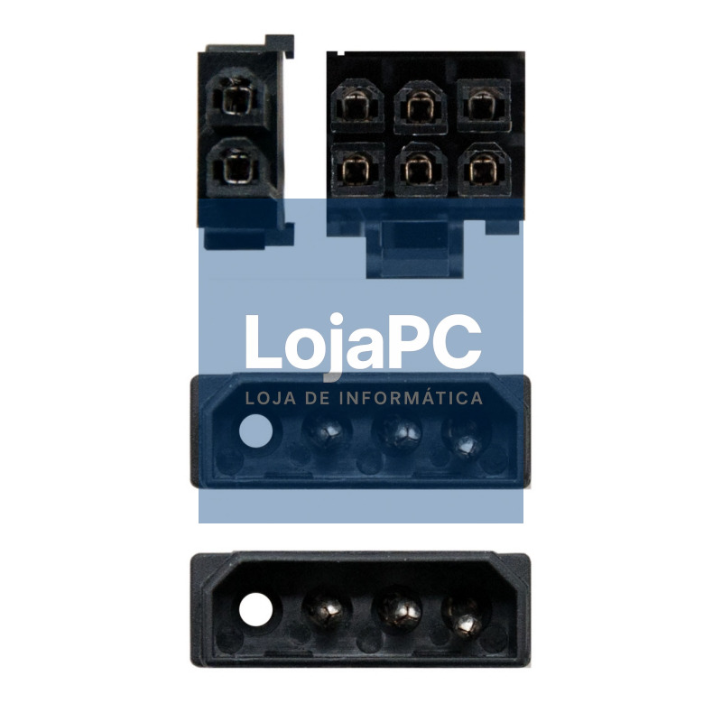 Nanocable Cable VGA 2x5.25"/M-PCI-E(6+2PIN)/M 20cm — imagem 2