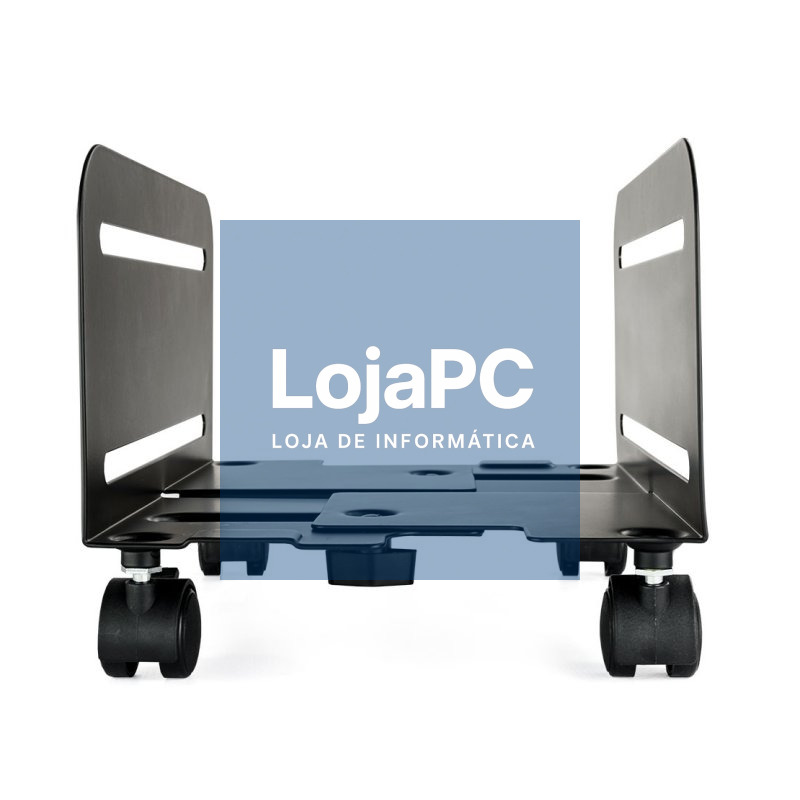 TooQ Soporte para CPU de SUELO con ruedas negro — imagem 5