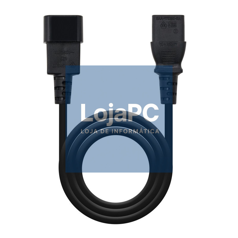Nanocable Cable Alimentacion CPU, C13/H-C14/M, 3.M