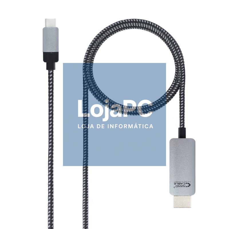 Nanocable Cable Conversor USB-C/M a HDMI/M 1.8 M