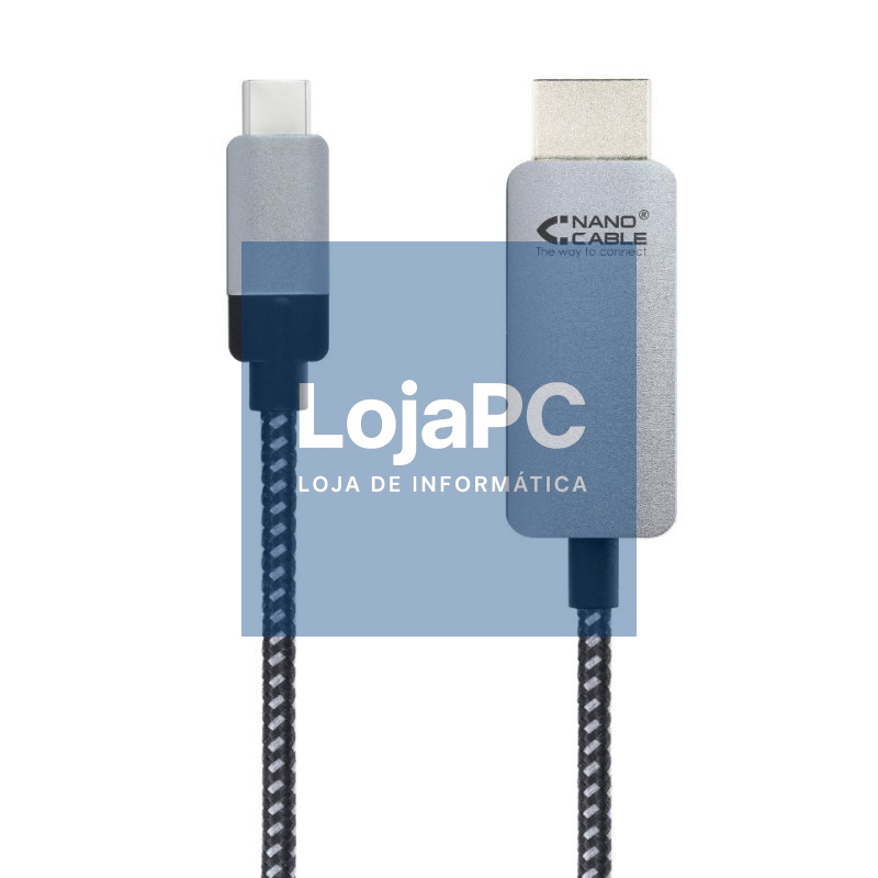 Nanocable Cable Conversor USB-C/M a HDMI/M 3 M — imagem 3