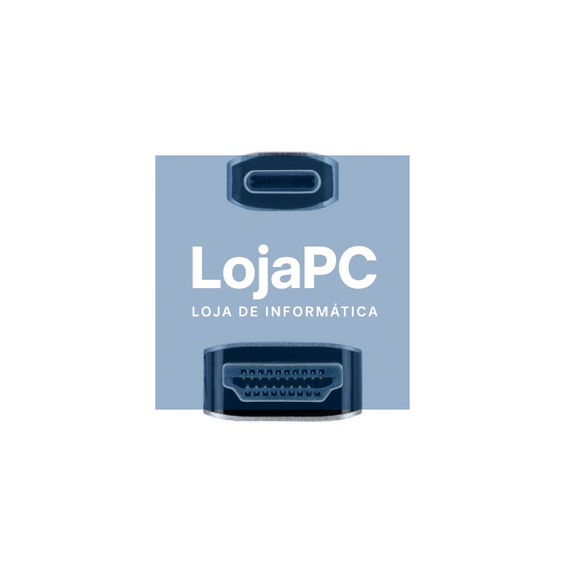 Nanocable Cable Conversor USB-C/M a HDMI/M 3 M — imagem 5