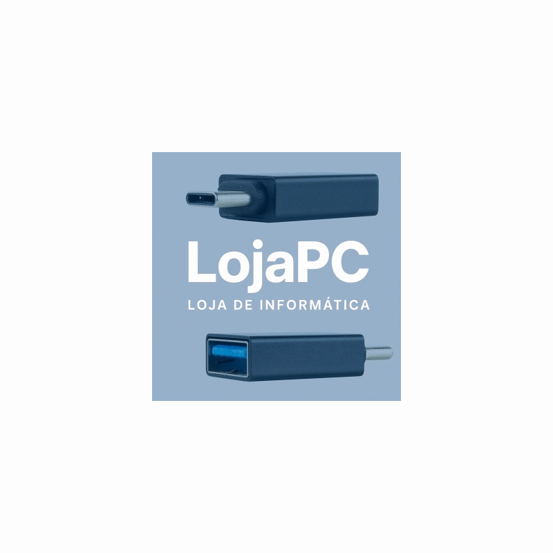 Nanocable Adaptador USB-C/M a USB3,1/H Aluminio
