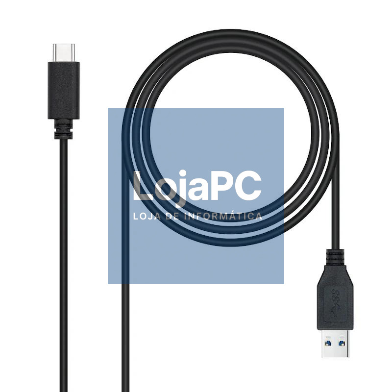 Nanocable Cable USB 3.1 Gen2 USB-C/M-A/M 2M — imagem 2