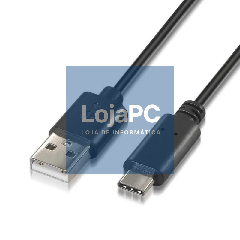 Aisens Cable USB 2.0 3A USB-C/M-A/M negro 1.0m — imagem 2