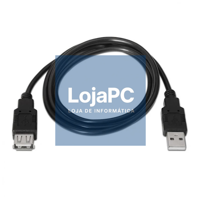 Aisens Cable USB 2.0 tipo A/M-A/H negro 3.0m