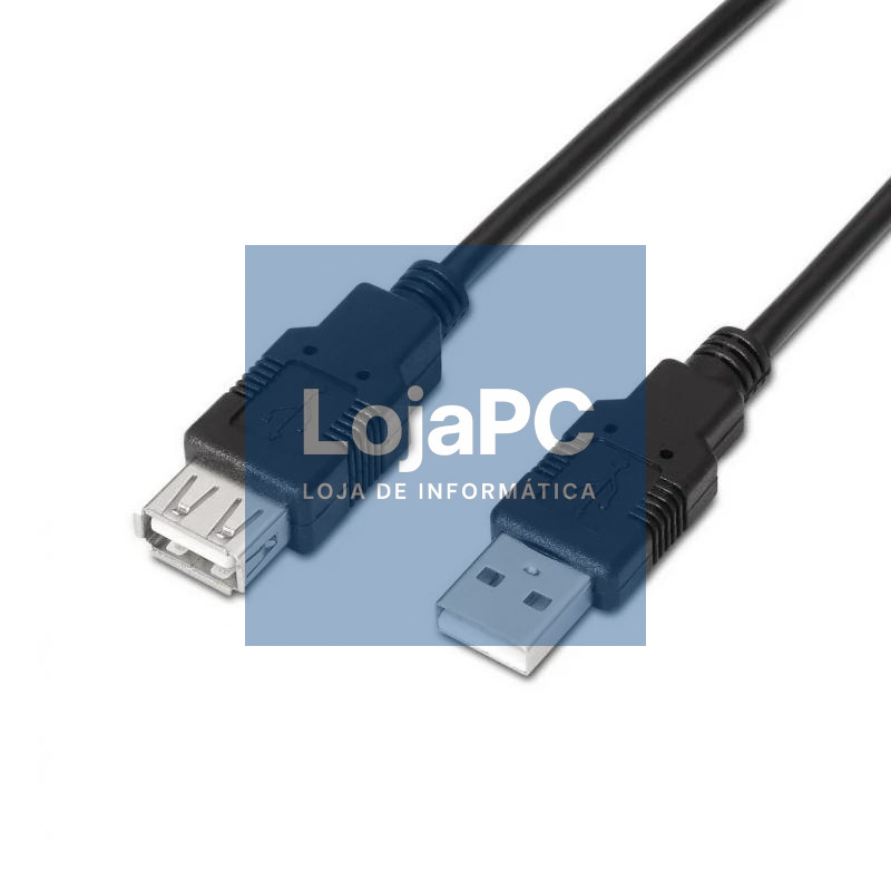Aisens Cable USB 2.0 tipo A/M-A/H negro 3.0m — imagem 2