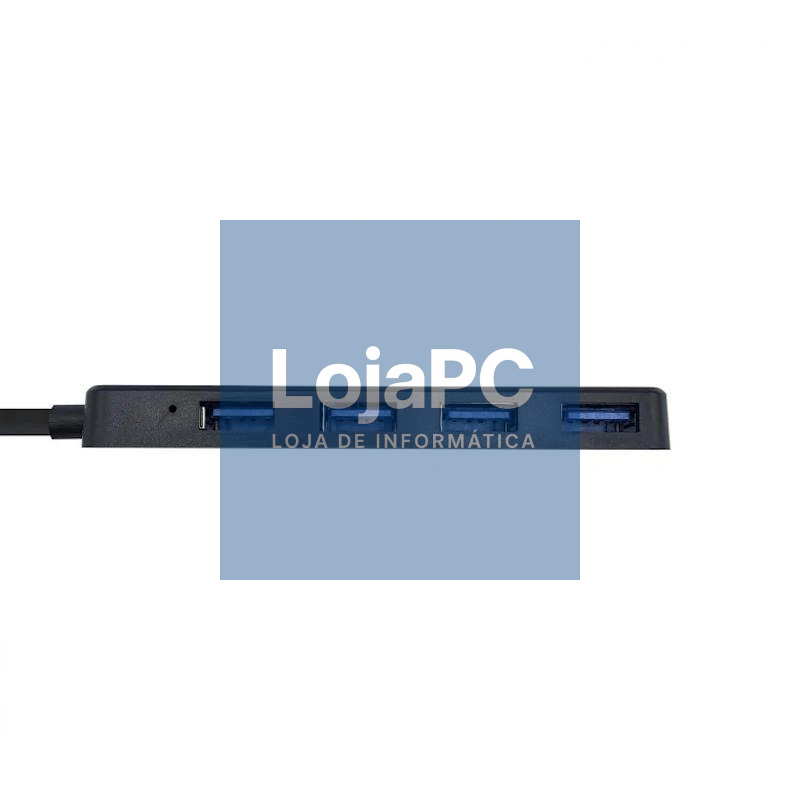 Aisens Hub USB 3.0 tipo A/M-4xtipo A/H negro 30cm — imagem 2