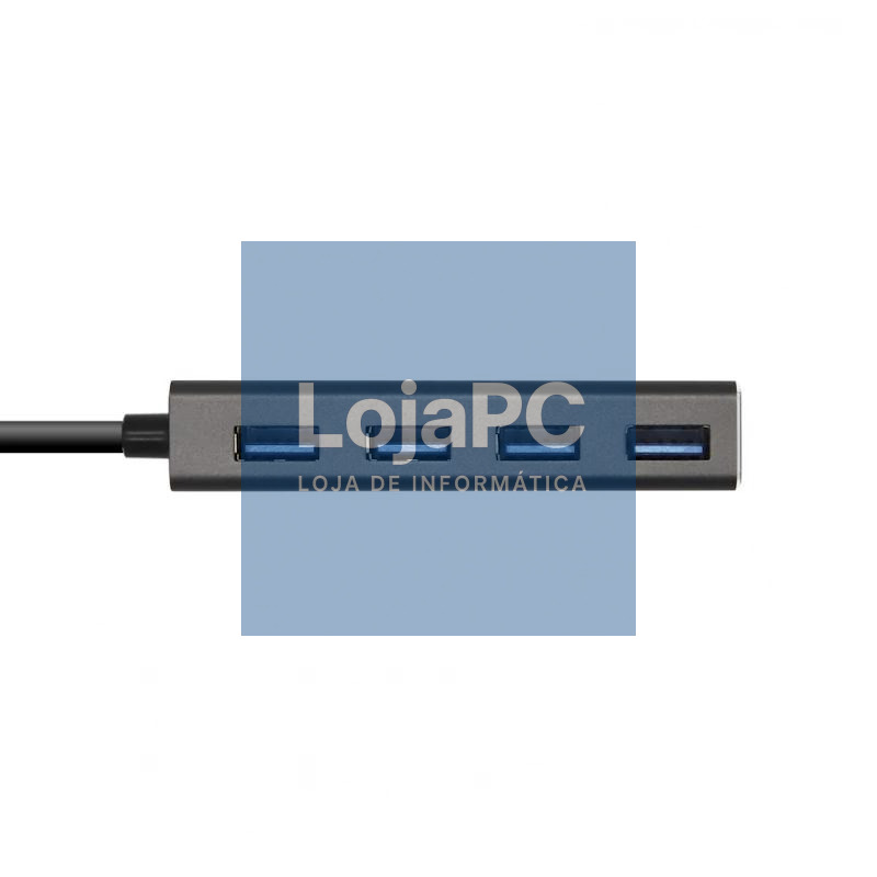 Aisens Hub USB 3.1 USB-C/M-4xTipo A/H gris, 15cm — imagem 5