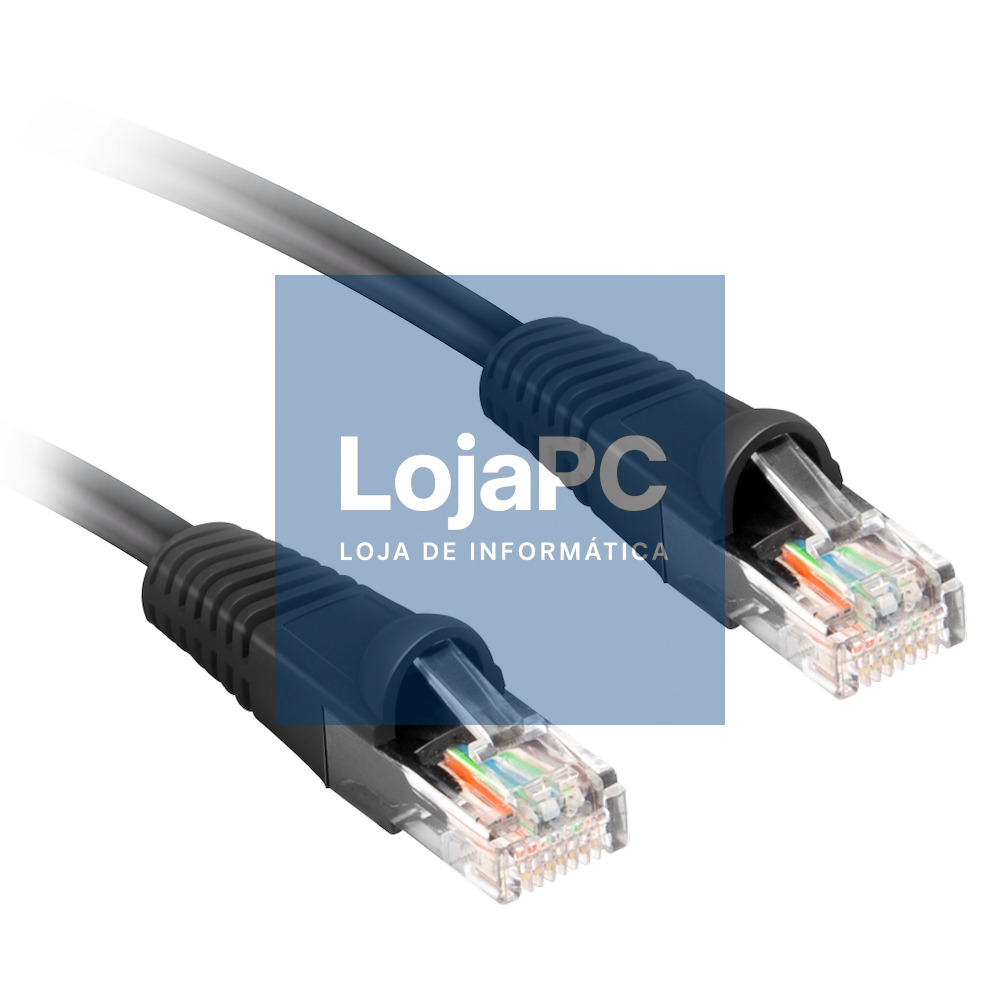 Chicote Cross-over UTP Cat5e 3m Preto