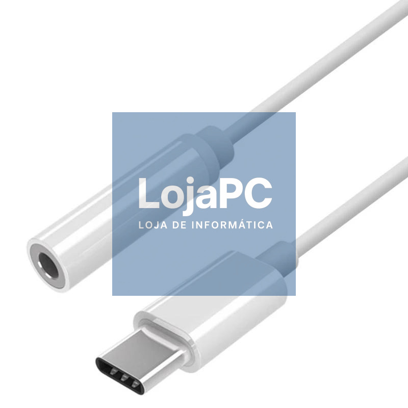 Aisens Conversor USB C-M Jack 3.5-H Blanco 15Cm