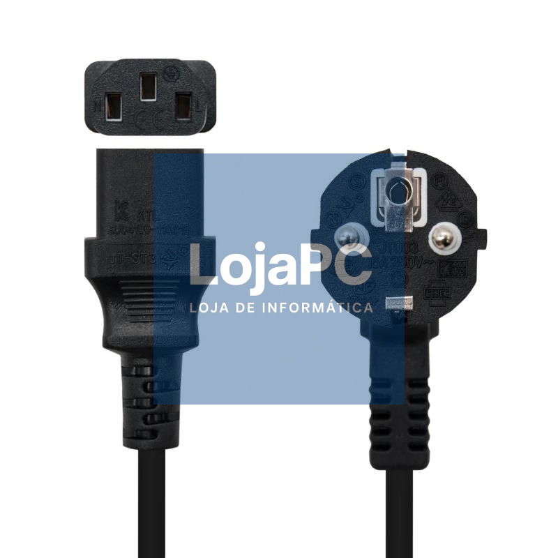 Nanocable Cable Alimentación CPU CEE7-M-C13-H 2M — imagem 3